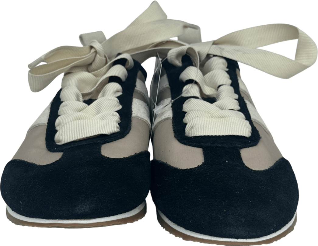 Free People Beige Aces Tennis Shoes UK 6 EU 39 👠 - Reliked