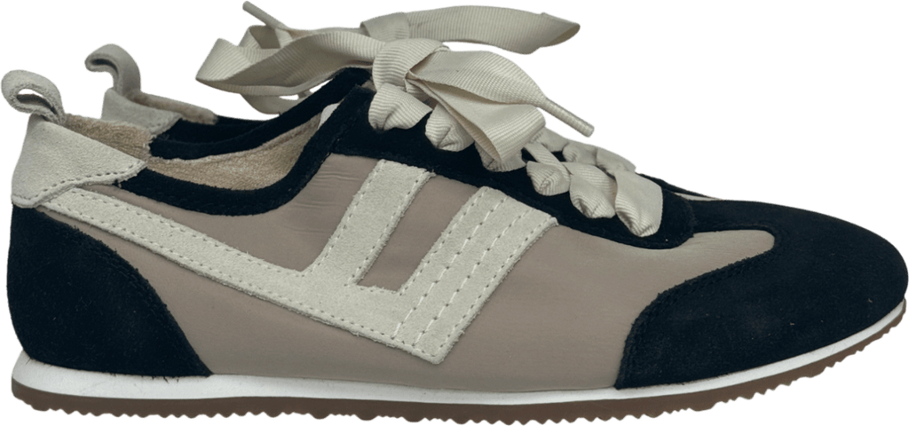 Free People Beige Aces Tennis Shoes UK 6 EU 39 👠 - Reliked