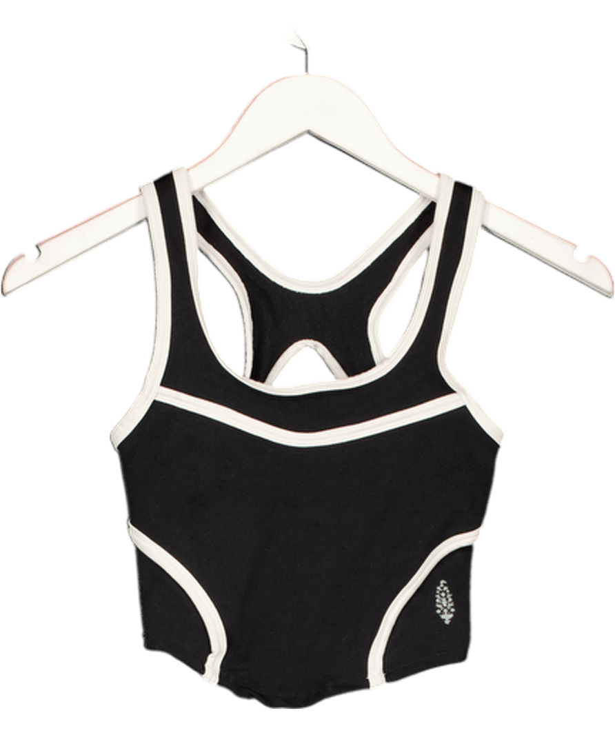 Free People Black Cross Bar Cami UK XS/S - Reliked