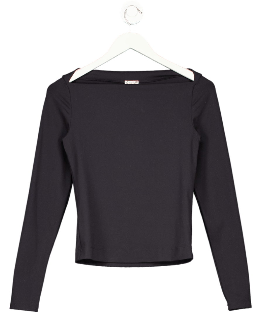 Free People Black Geel Walter Top UK XS - Reliked