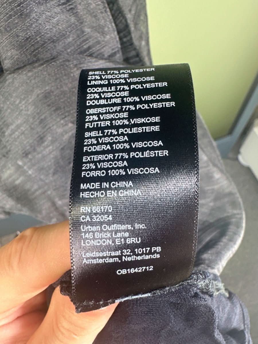 Free People Black Puff sleeve bow back Hailey Dress UK 6 - Reliked