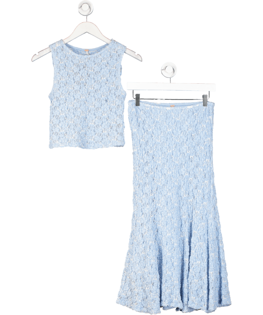 Free People Blue 2 - piece Laney Set UK XS - Reliked