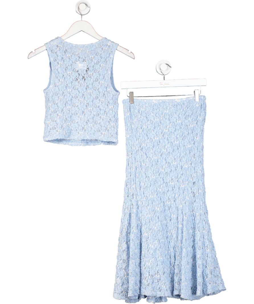 Free People Blue 2 - piece Laney Set UK XS - Reliked