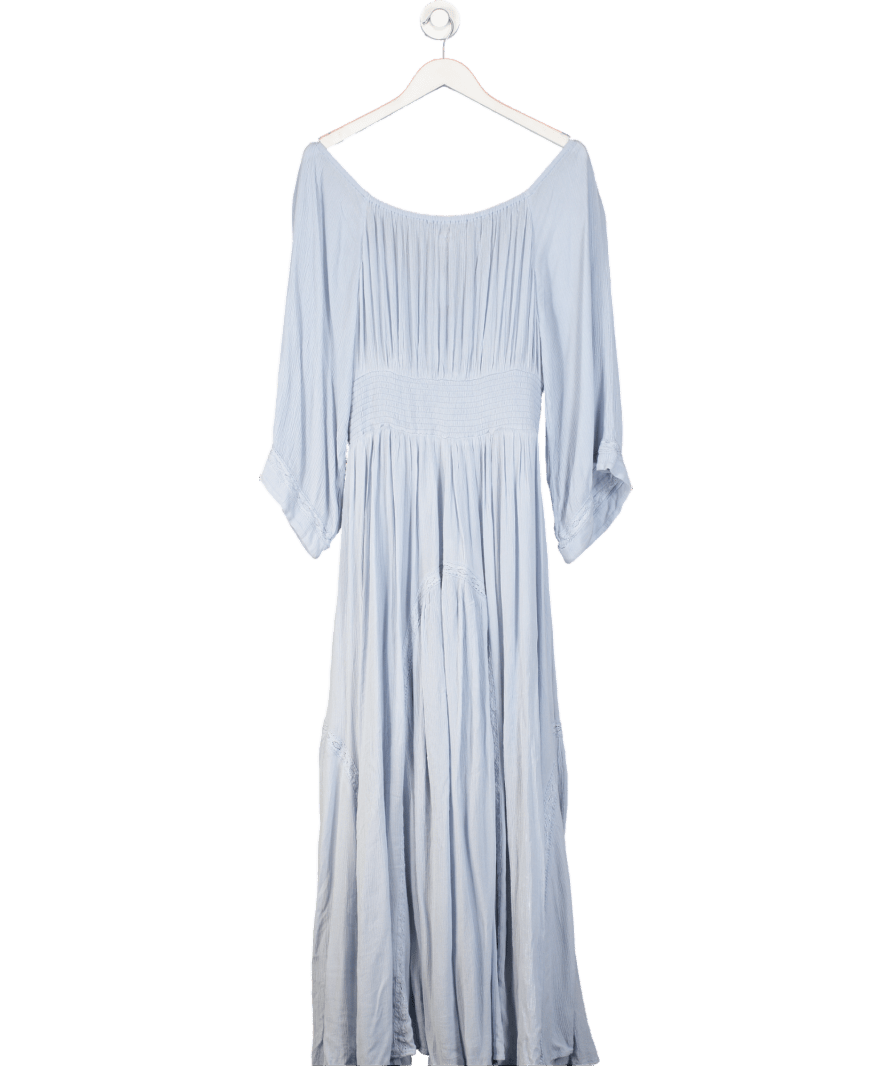 Free People Blue Dixie Maxi Dress UK L - Reliked