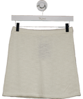 Free People Cream Knit Mini Skirt UK XS - Reliked