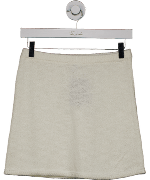 Free People Cream Knit Mini Skirt UK XS