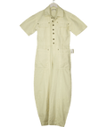 Free People Cream We The Free Maxie Washed Jumpsuit Sz0 UK 4 - Reliked