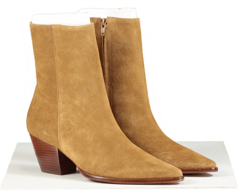 Free People Fawn Suede Caty Boots US 8M UK 6 - Reliked