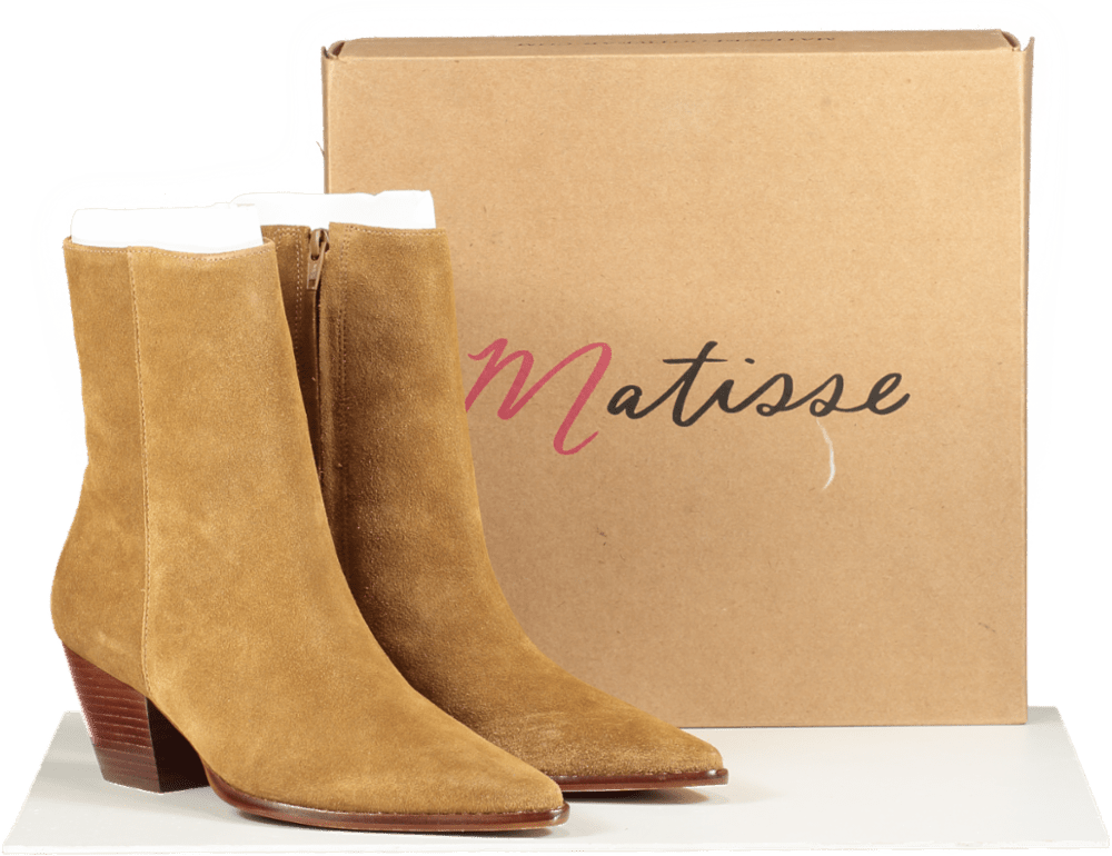 Free People Fawn Suede Caty Boots US 8M UK 6 - Reliked