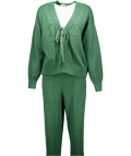 Free People Green Solar Sweater Lounge Set UK S - Reliked