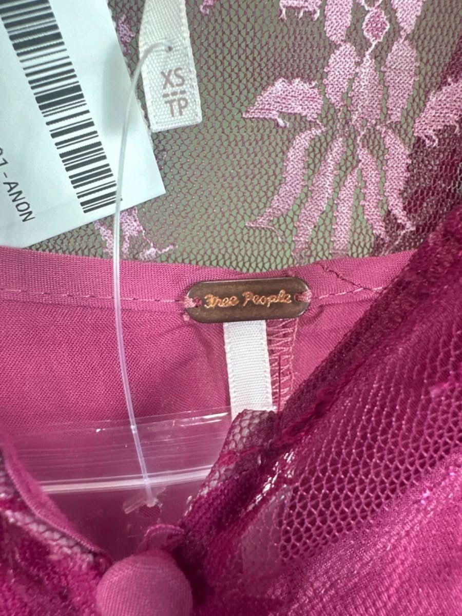 Free People Misty Plum Lace Maxi Dress XS - Reliked