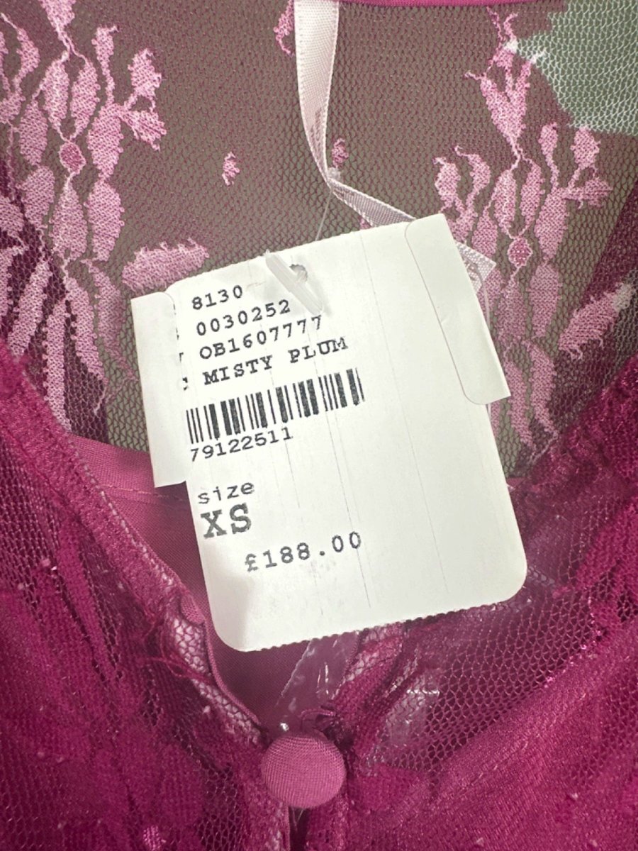 Free People Misty Plum Lace Maxi Dress XS - Reliked