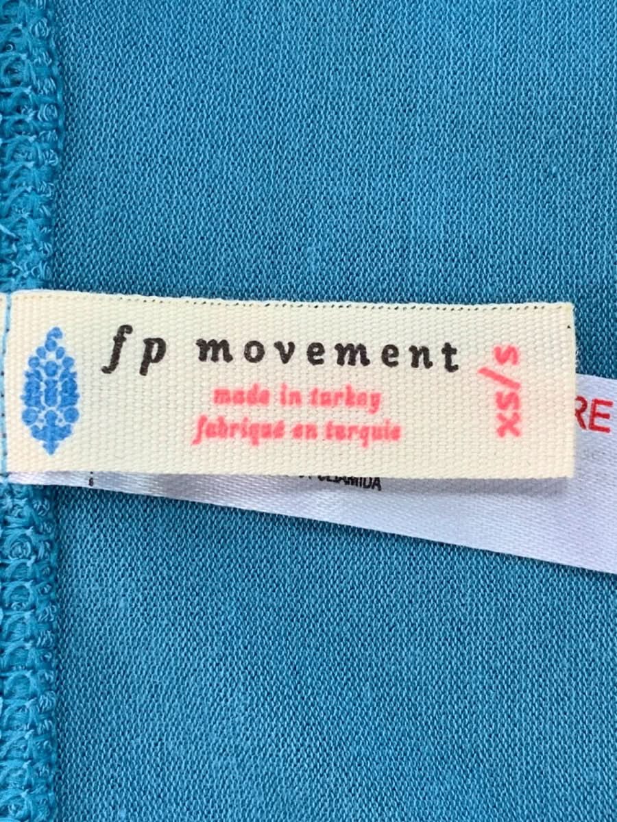 Free People Movement Blue Long Sleeve Crop Top XS/S - Reliked