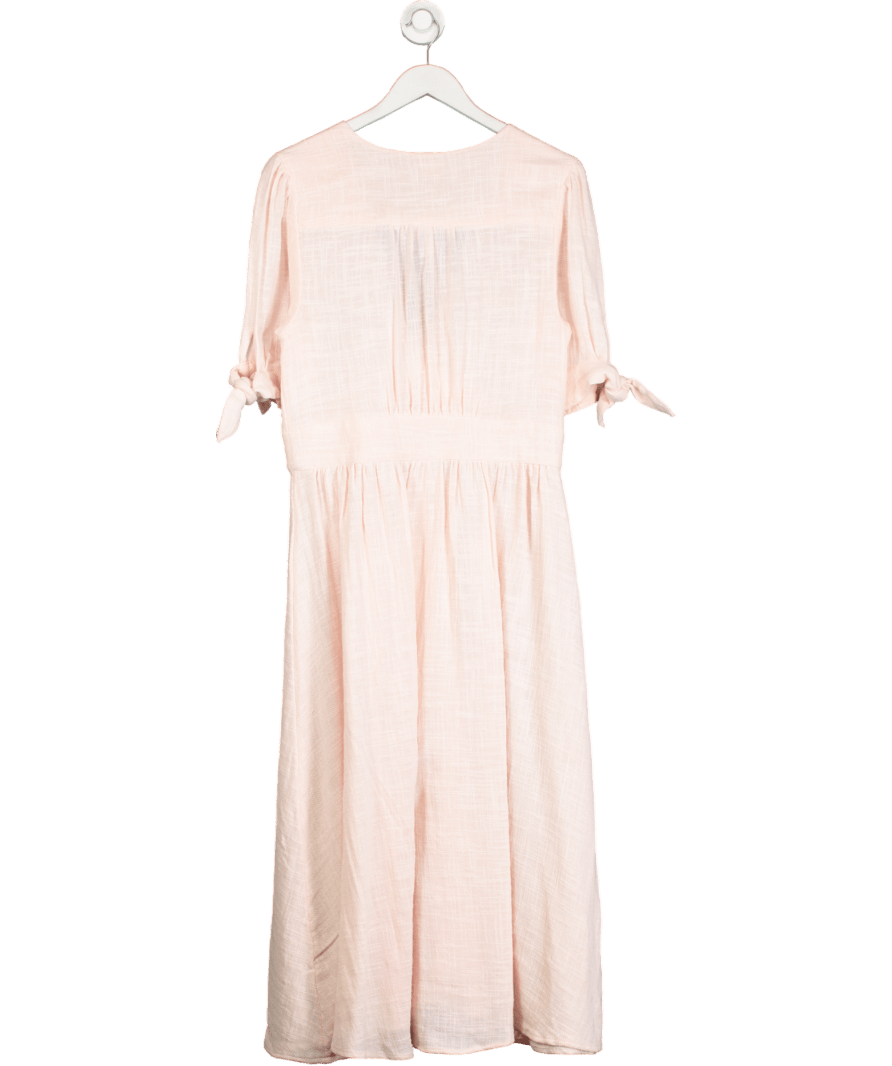 Free People Pink Love Of My Life Cotton Maxi Dress UK L - Reliked