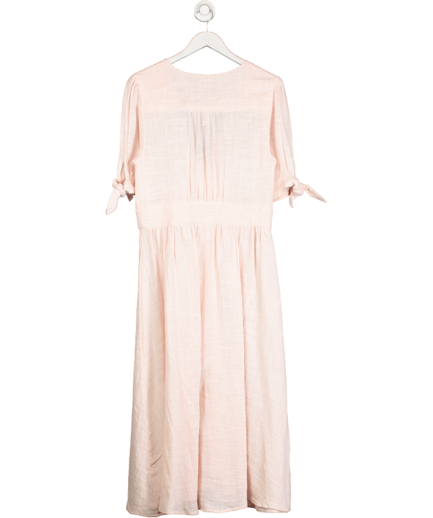 Free People Pink Love Of My Life Cotton Maxi Dress UK L - Reliked