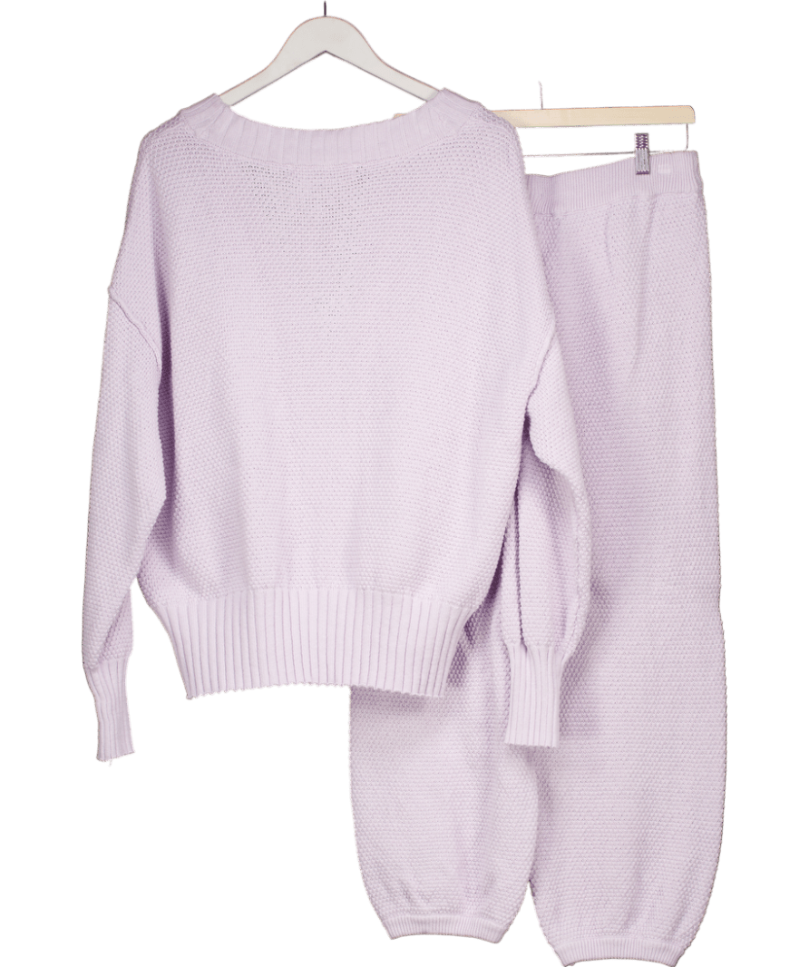 Free People Purple Hailee Cardi Co - ord UK M - Reliked