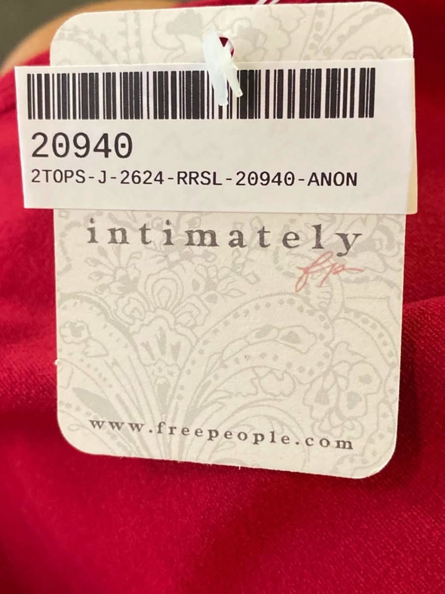 Free People Red Queen of Hearts Bodysuit M - L - Reliked