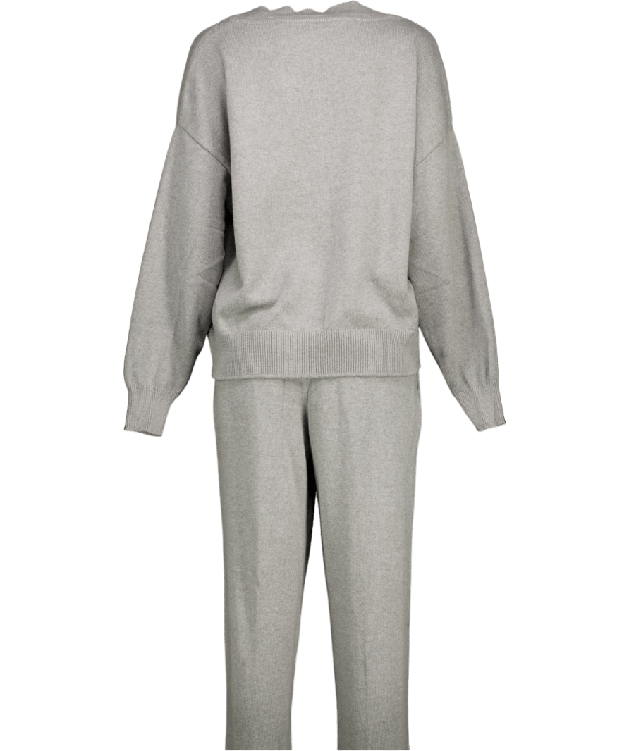 Free People Solar Sweater Lounge Set - Medium Grey Heather UK S - Reliked