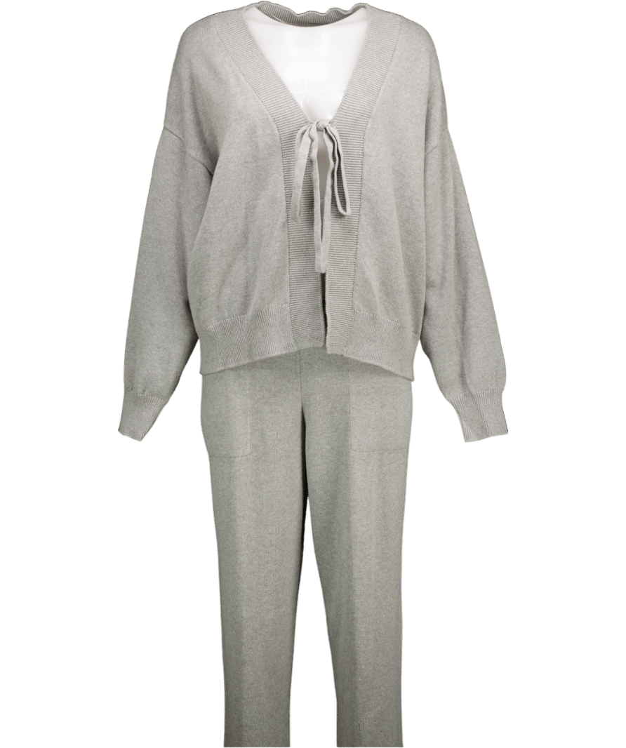 Free People Solar Sweater Lounge Set - Medium Grey Heather UK S - Reliked