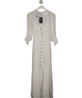 Free People White Magdalia Maxi Dress UK XS - Reliked