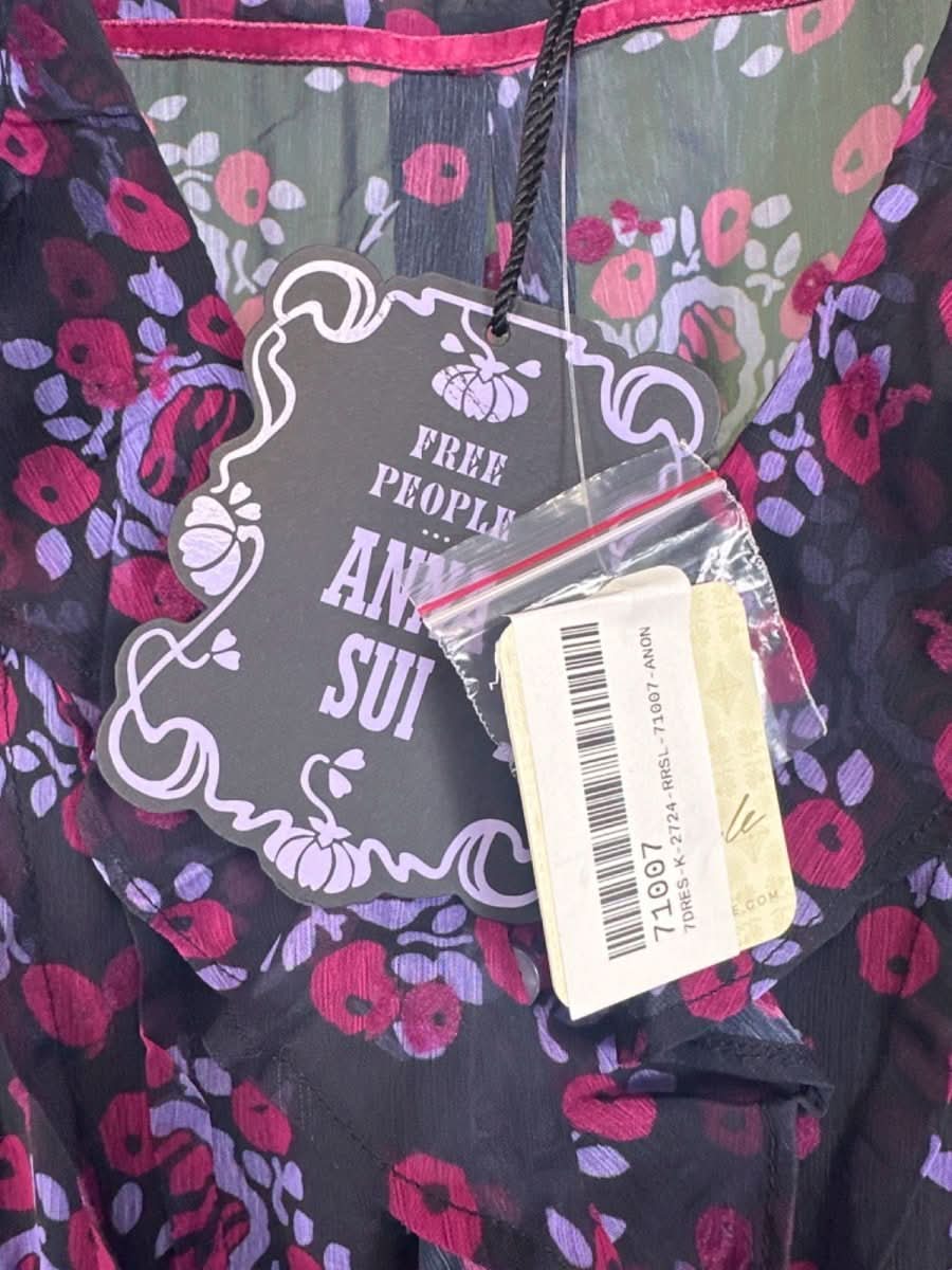 Free People x Anna Sui Cassiel Printed Jumpsuit SZ XS - Reliked