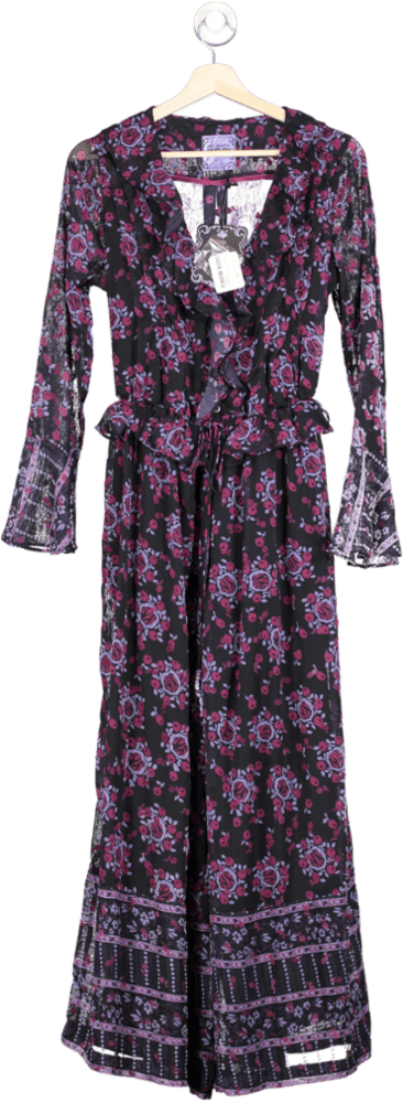 Free People x Anna Sui Cassiel Printed Jumpsuit SZ XS - Reliked