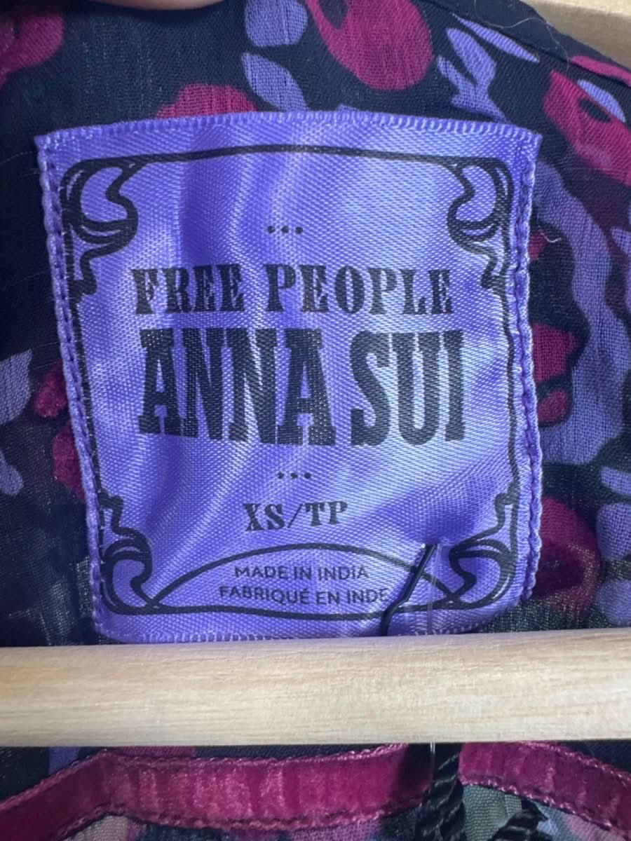 Free People x Anna Sui Cassiel Printed Jumpsuit SZ XS - Reliked