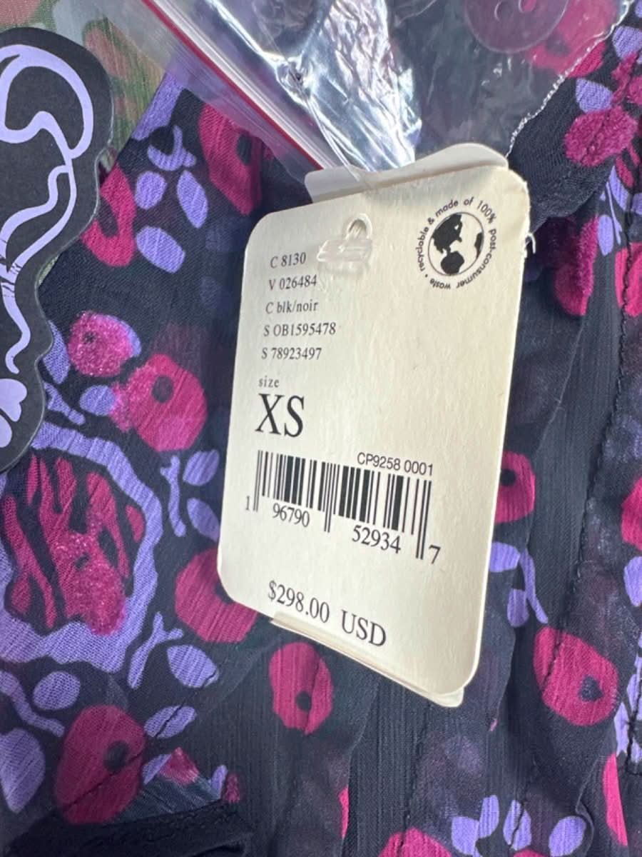 Free People x Anna Sui Cassiel Printed Jumpsuit SZ XS - Reliked