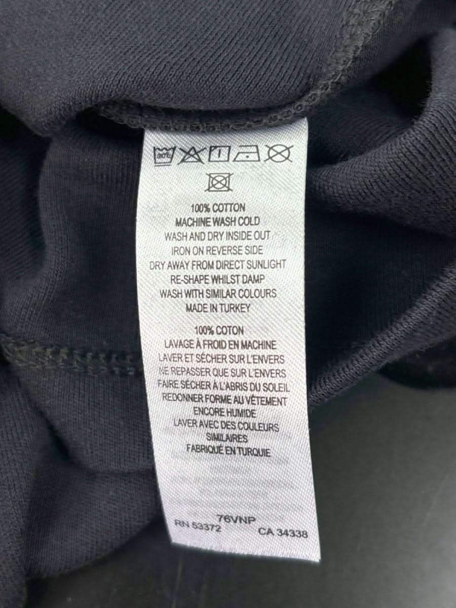 French Connection Black Long Sleeve T-Shirt UK L - Reliked