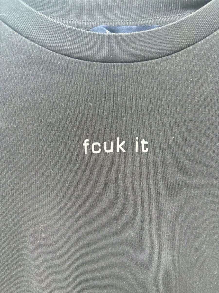 French Connection Black Long Sleeve T-Shirt UK L - Reliked