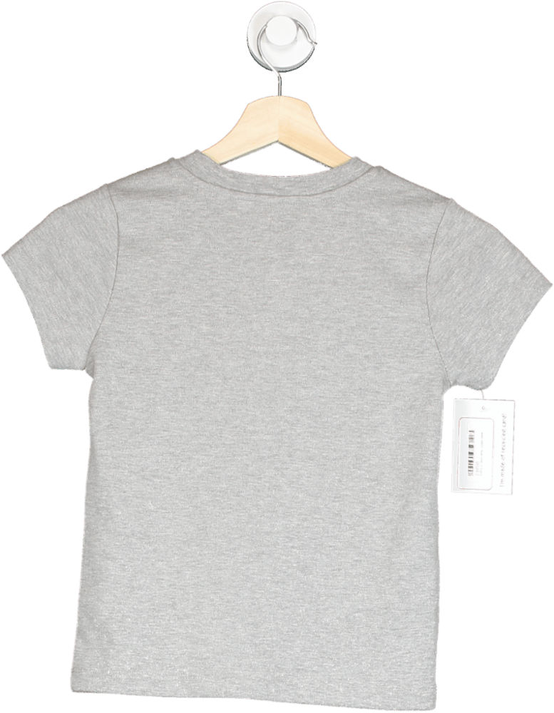 French Connection Grey 'What The Fcuk' T-Shirt XS - Reliked