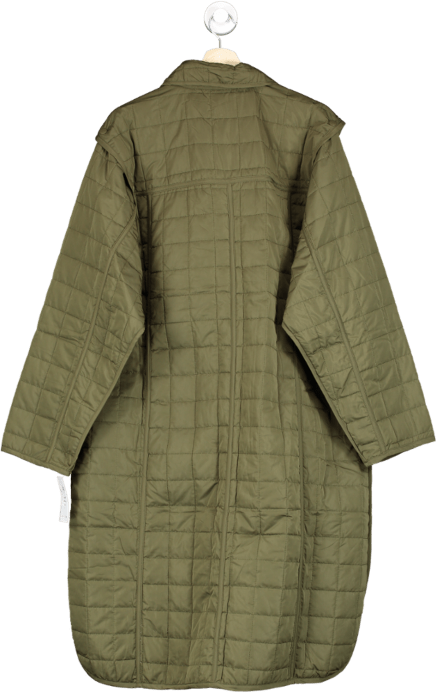 French Connection Olive Quilted Jacket M/L - Reliked