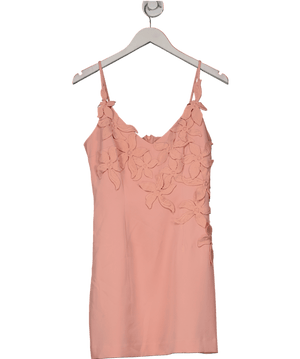 French Connection Pink Antalaya Darcie Crepe Dress UK 6