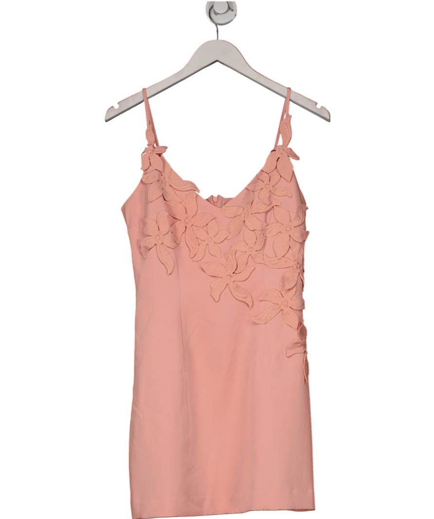 French Connection Pink Antalaya Darcie Crepe Dress UK 6 - Reliked