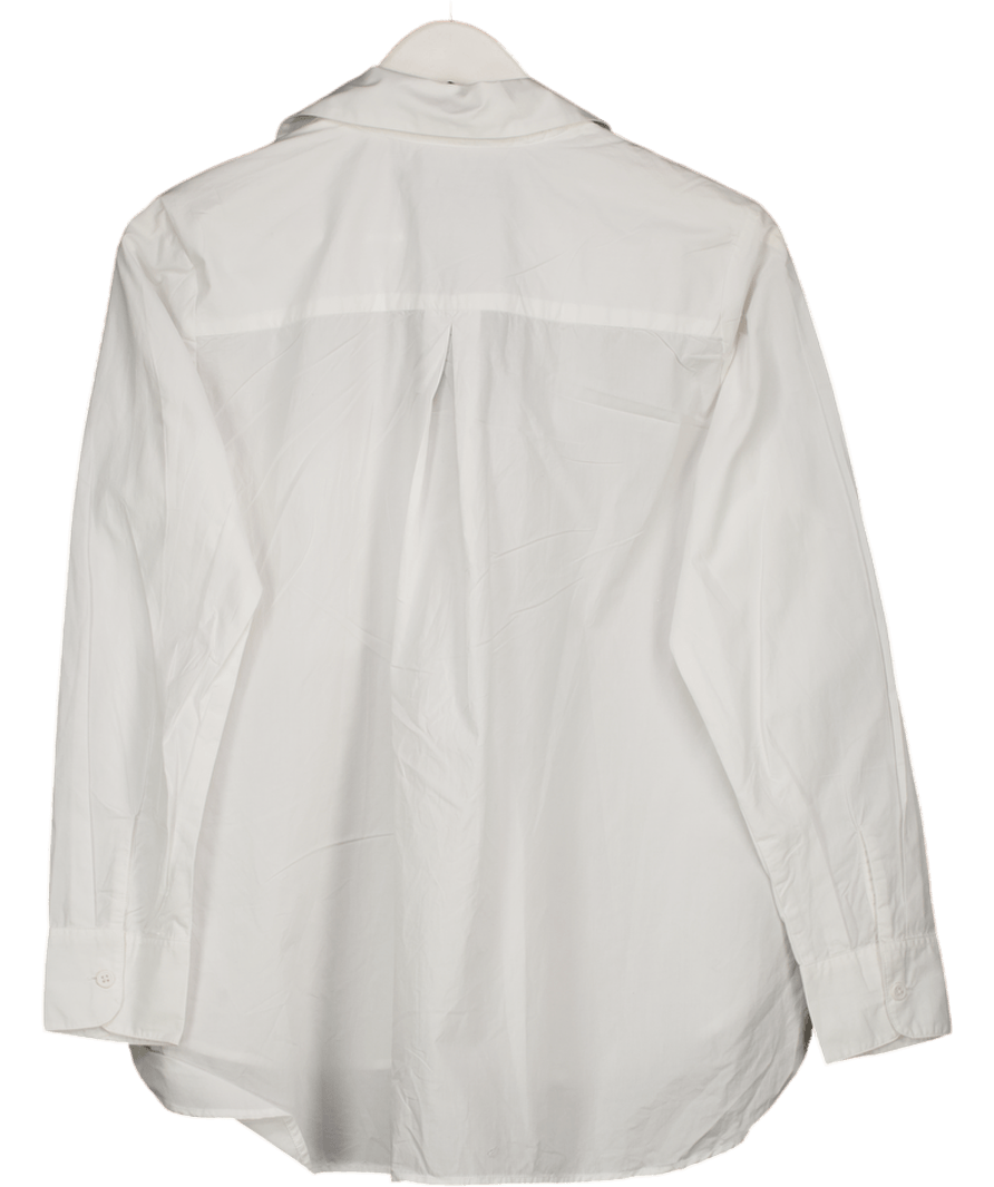 French Connection White 100% Cotton Shirt UK XS - Reliked