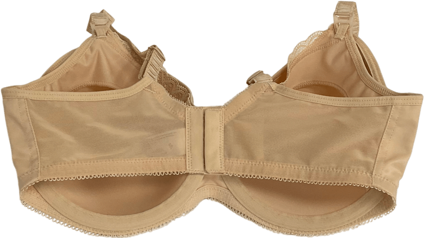 Freya Beige Moulded Plunge T-shirt Bra UK 32F - Reliked