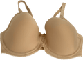 Freya Beige Moulded Plunge T-shirt Bra UK 32F - Reliked