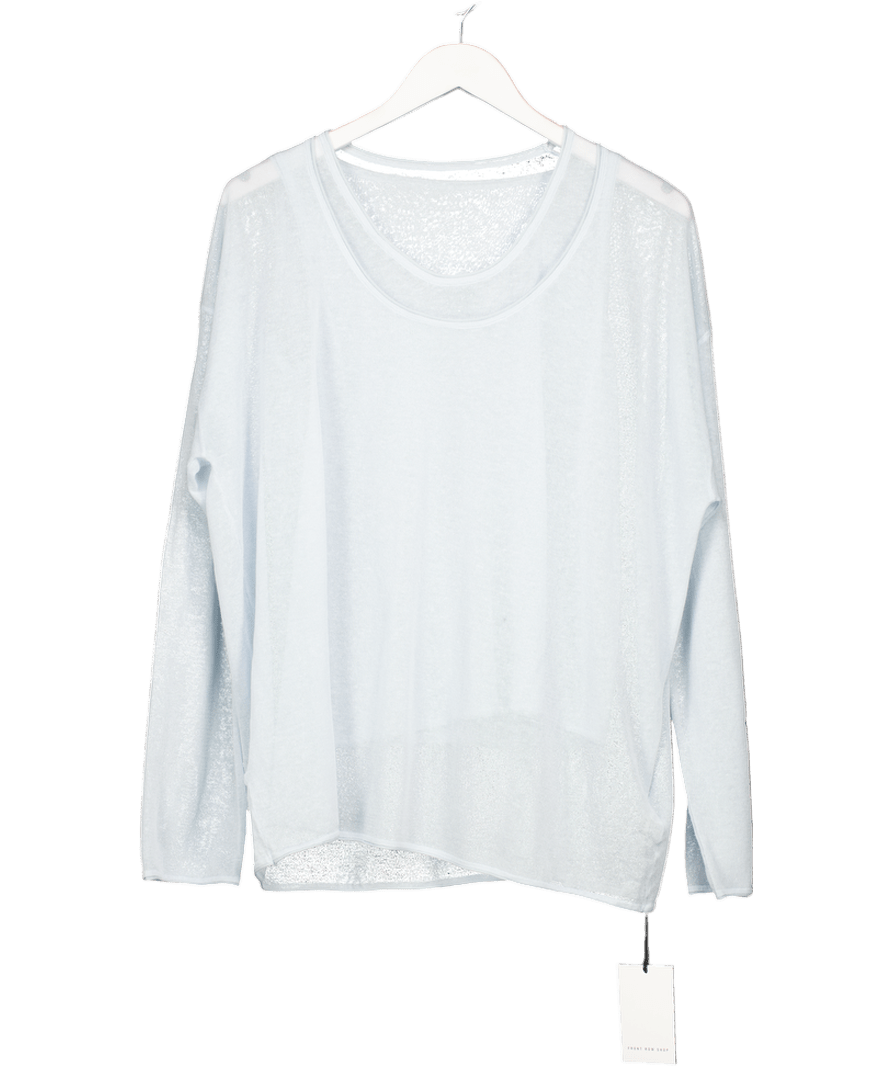 FRONT ROW SHOP Pale Blue Two - piece Sweater One Size - Reliked