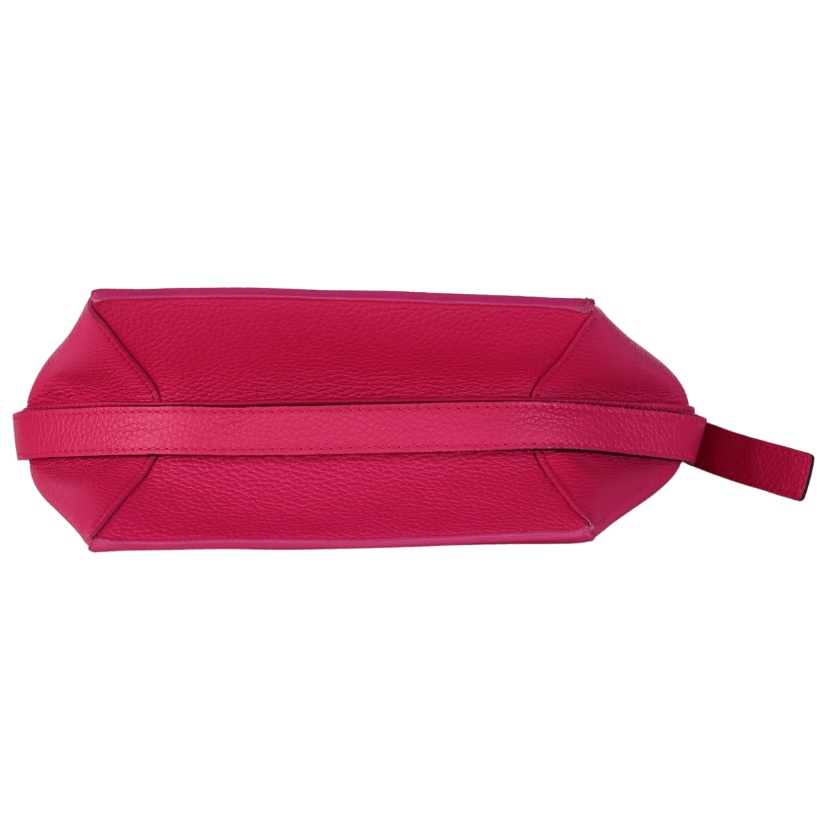 furla Pink Luxury Pebbled Leather Shoulder Bag With Gold Logo Hardware - Reliked