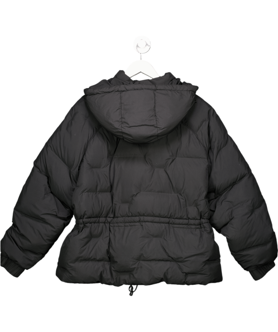 Ganni Black Oversized Hooded Puffer Jacket Sz46 UK 18 - Reliked