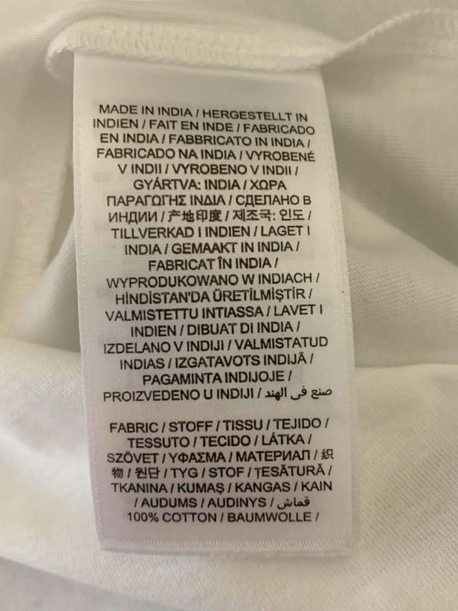 GANT White Embroidered Logo SS T-Shirt SIZE L - Reliked