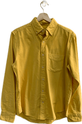 GANT Yellow Regular Fit Brushed Oxford Shirt UK S - Reliked
