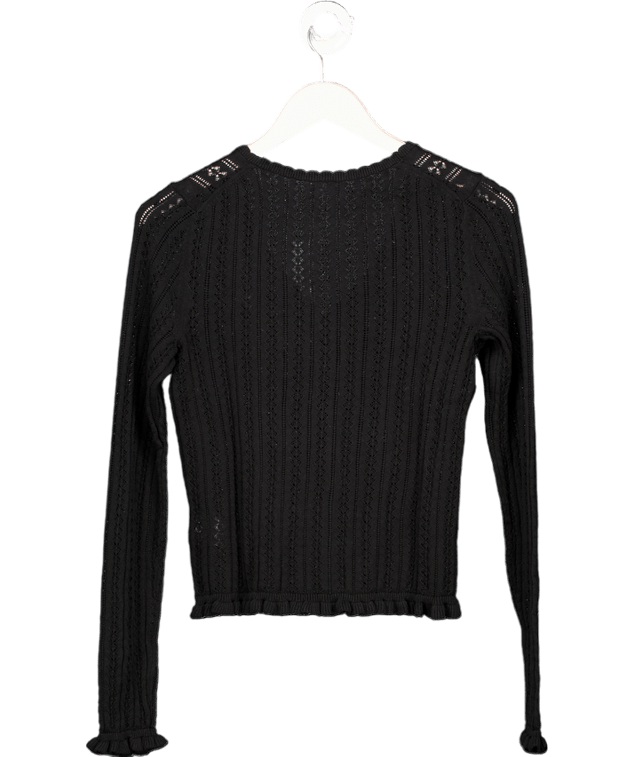 GAP 2 - piece Black Pointelle Cardigan (UK S) & Vest Top (UK XS) UK XS/S - Reliked