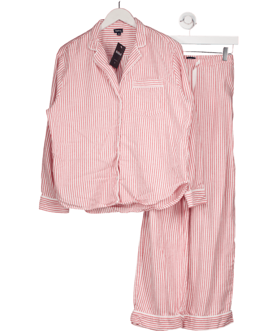 GAP Gapbody 2 - piece Red / White Striped Pyjama Set UK M - Reliked