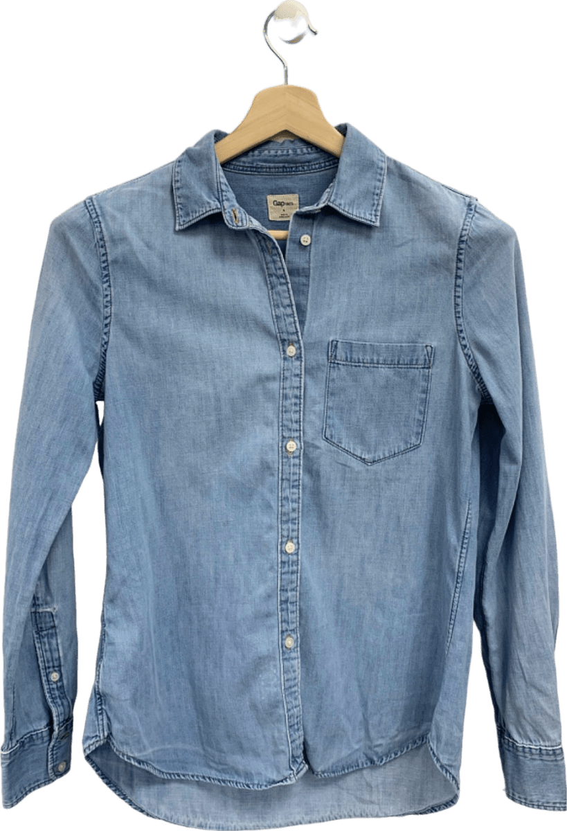 Gap Light Blue Denim Shirt S - Reliked