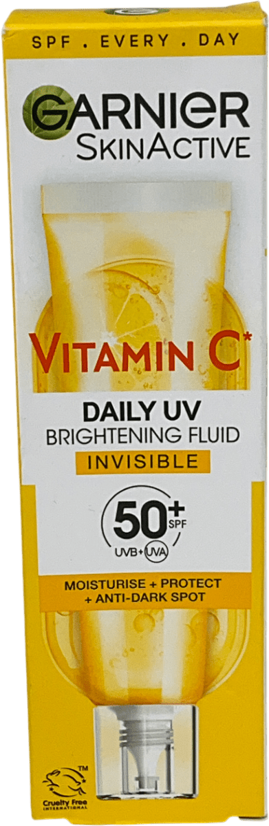 Garnier Vitamin C Daily Uv Fluid Spf50+ Glow 40ml - Reliked