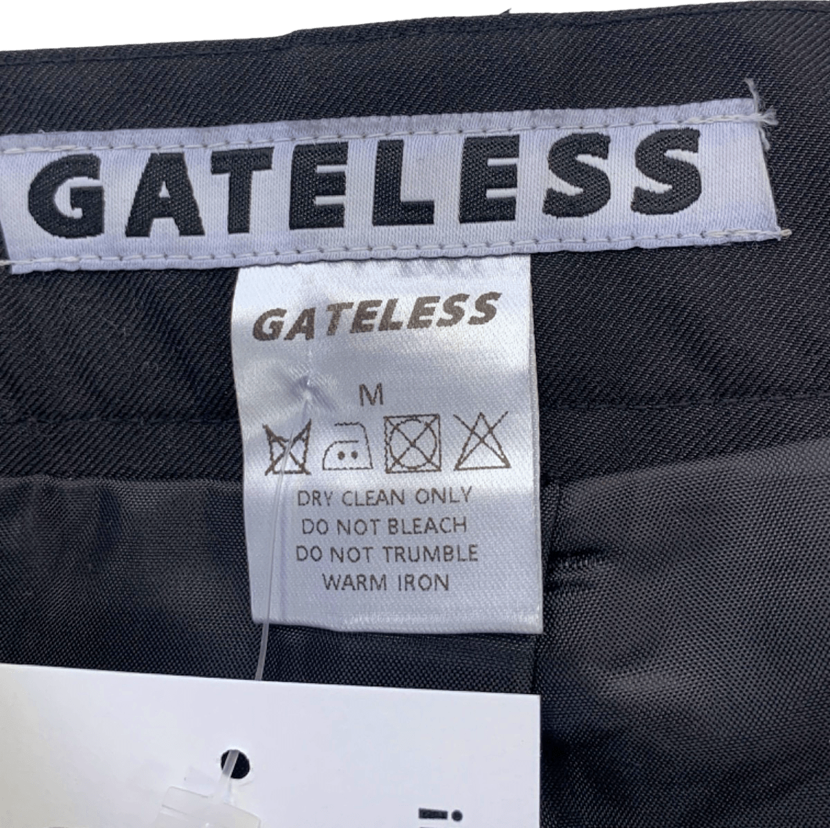 Gateless Black Pleated Mini Skirt UK M - Reliked