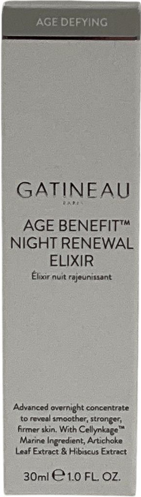 gatineau Age Benefi Night Renewal Elixir 30ml - Reliked
