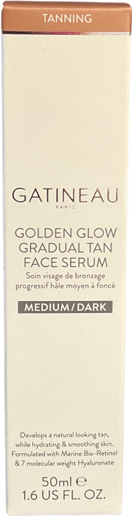 gatineau Golden Glow Gradual Tan Face Serum 50ml - Reliked