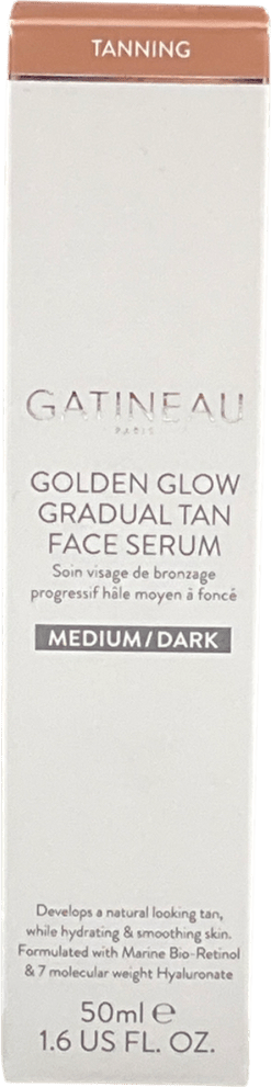 gatineau Golden Glow Gradual Tan Face Serum Medium/dark 50ml - Reliked
